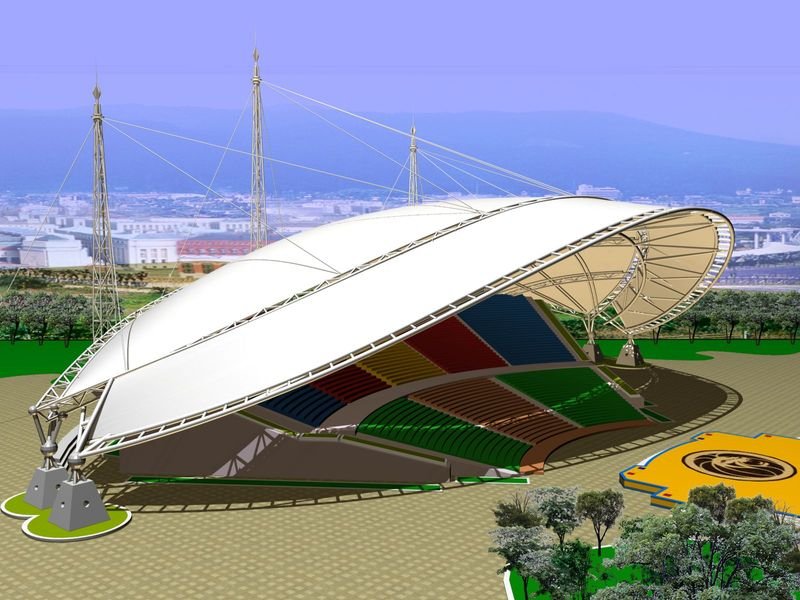 Stadium membrane structure